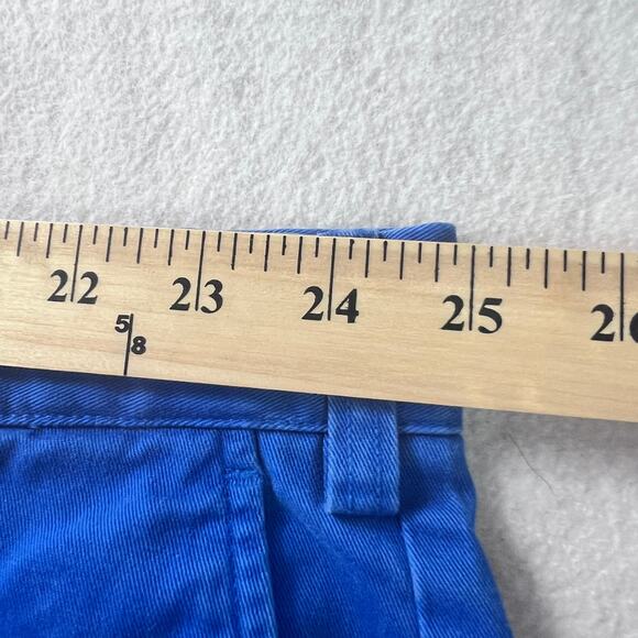 Polo Ralph Lauren Mens Chino Cargo Classic Shorts Blue Size 50B Big 100% Cotton - Picture 7 of 8